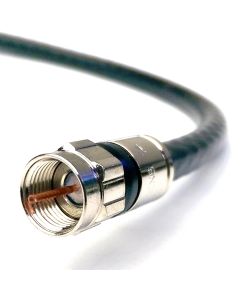 PHAT SATELLITE INTL 50ft Made in USA 3X Shields RG6 Coaxial Patch Cord TV Cable 18AWG 75 Ohm UL ETL CMR CL Anti-UV Compression F-CONNECTORS (Satellite, HDTV Antenna, Broadband Internet Cable TV)